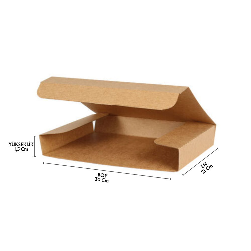 21x30x1.5 cm E-Ticaret Tekli Kitap Kutusu